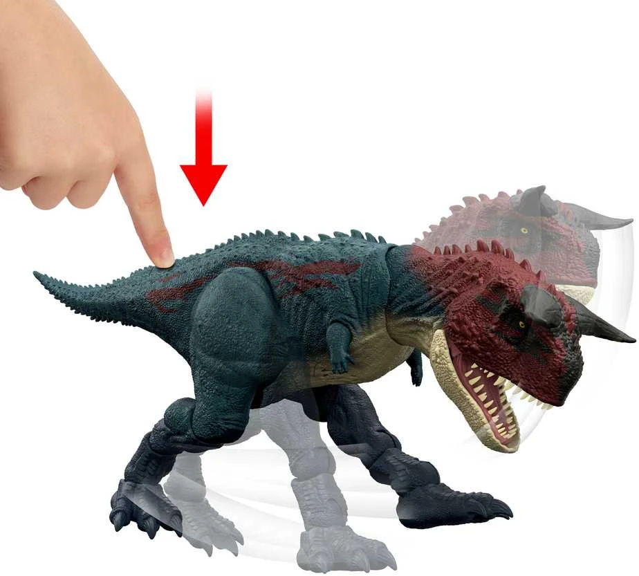 Mattel JURASSIC WORLD interaktyvus dinozauras – Carnotaurus (JKG85)