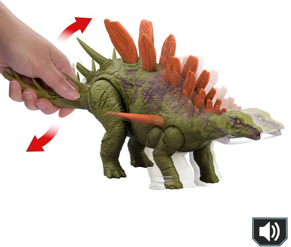 Interaktyvi dinozauro figūrėlė „Juros periodo pasaulis: chaoso teorija“ Wild, riaumojimas, 28 cm