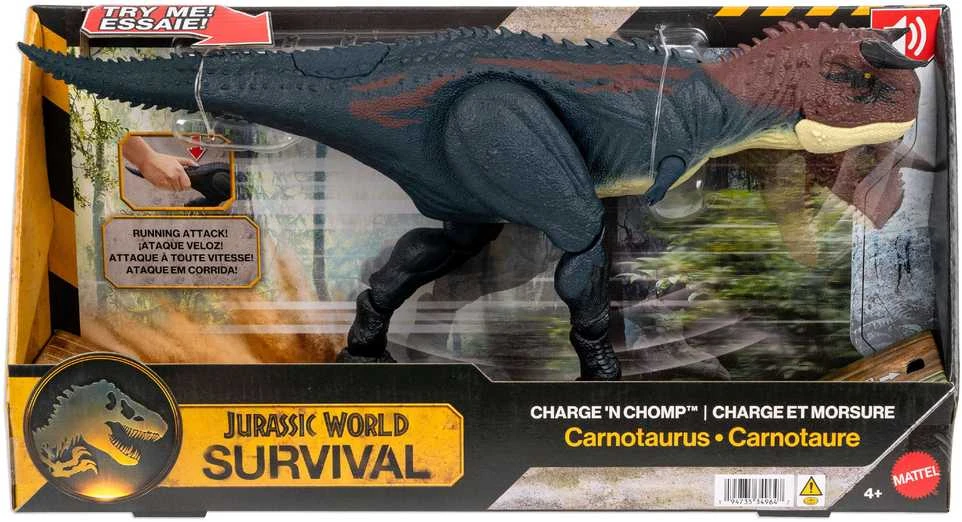 Mattel JURASSIC WORLD interaktyvus dinozauras – Carnotaurus (JKG85)