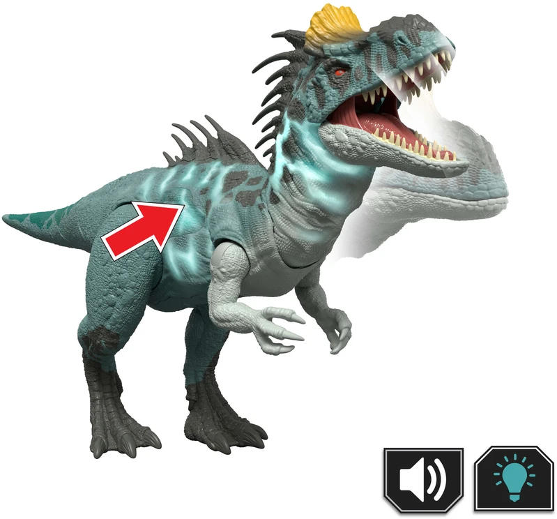 Mattel Figūrėlė Interaktyvus dinozaurų išgyvenimo kriolofozauro garso šviesa