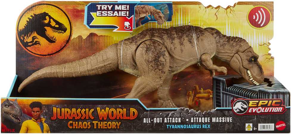 Žaislinė figurėlė Mattel Jurassic World tiranozauras „REX“