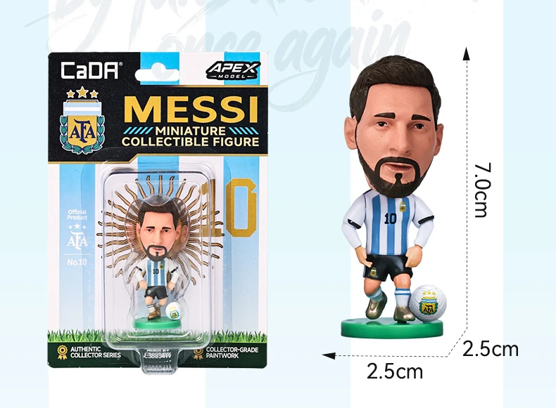 Figūrėlė kolekcjonerska CaDA Lionel Messi #10 7 cm