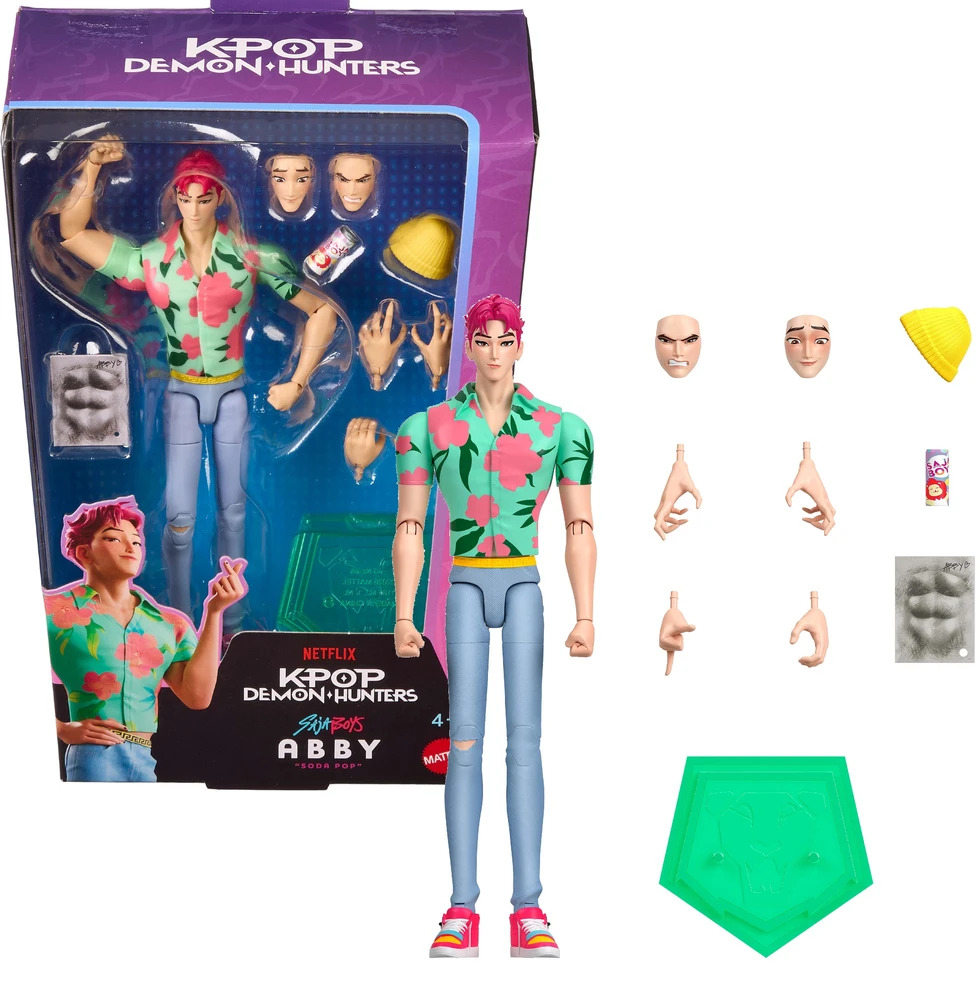 Figūrėlė komplektas Abby KPop Demon Hunters Saja Boys „Soda Pop”