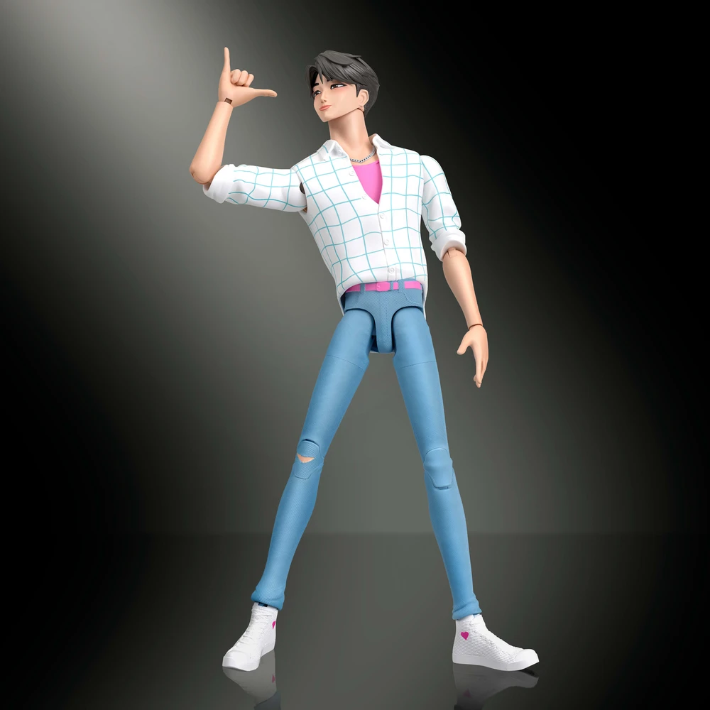 Mattel KPOP DEMON HUNTERS kolekcinė veiksmo figūrėlė Jinu (Saja Boys) (JRY33)