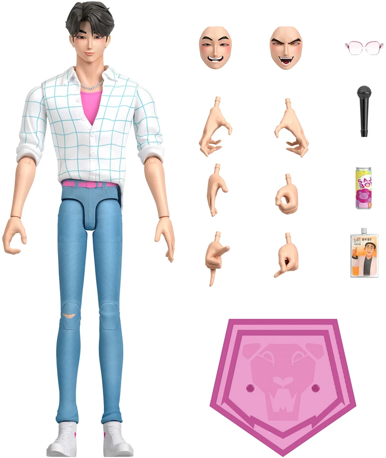 Mattel KPOP DEMON HUNTERS kolekcinė veiksmo figūrėlė Jinu (Saja Boys) (JRY33)