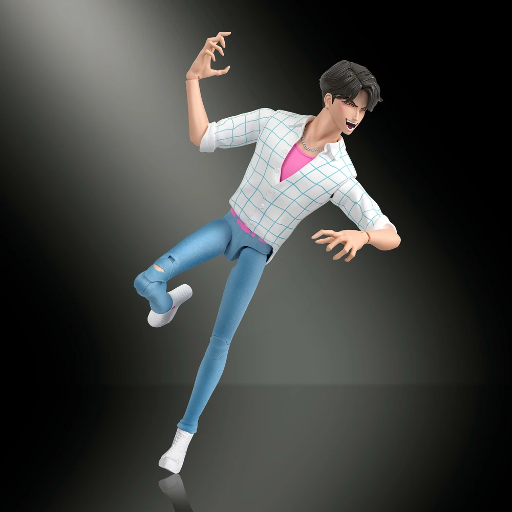 Mattel KPOP DEMON HUNTERS kolekcinė veiksmo figūrėlė Jinu (Saja Boys) (JRY33)