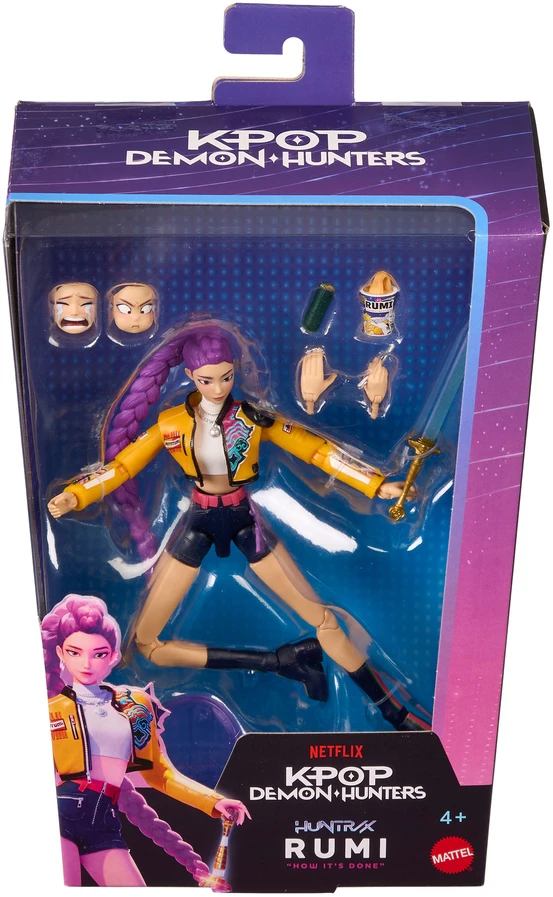 Mattel KPOP DEMON HUNTERS kolekcinė veiksmo figūrėlė Rumi (JRY30)