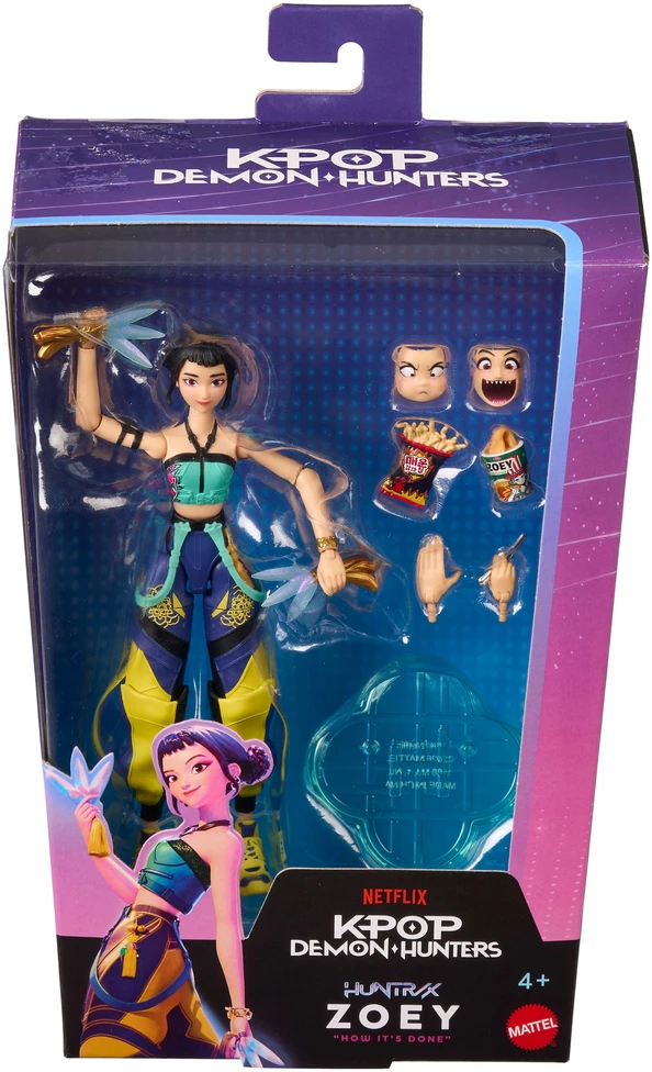 Mattel KPOP DEMON HUNTERS kolekcinė veiksmo figūrėlė Zoey (JRY32)