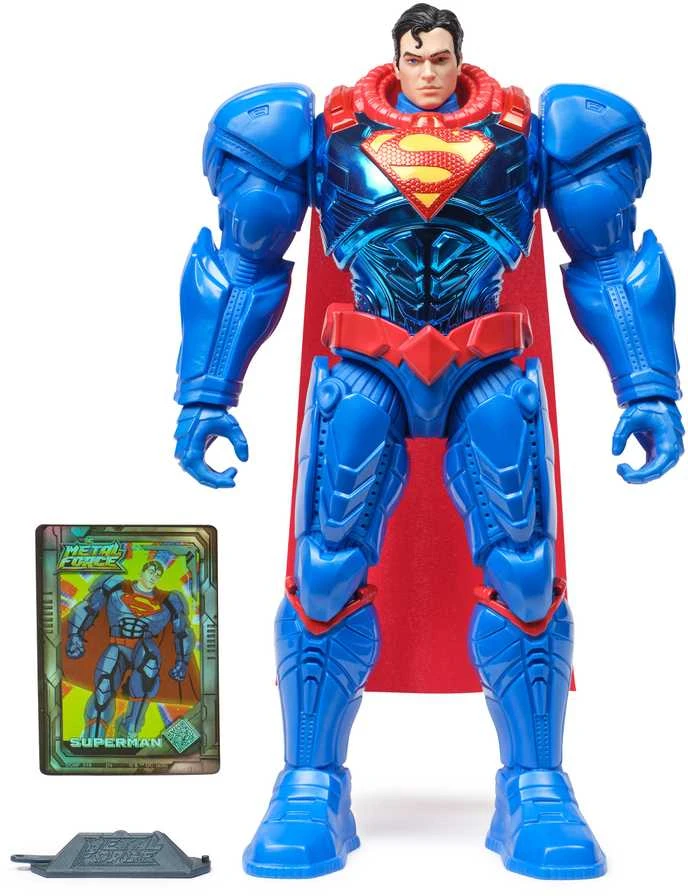 DC - Metal Force XL herojai 30 cm - Supermenas (6072667)