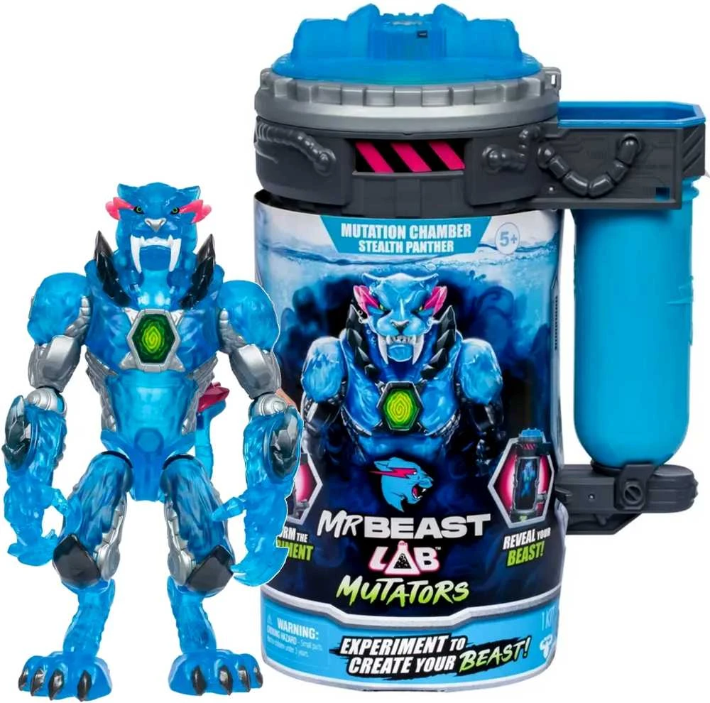 Mr Beast Lab PONO ŽVĖRIO LABAS – Mutatoriaus veiksmo figos – Slapta Pantera (20346)