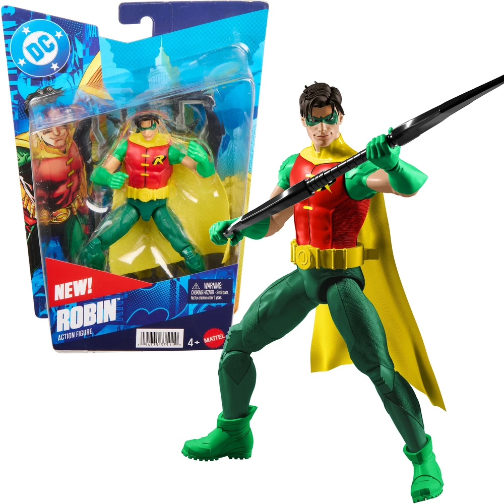 Mattel Figūrėlė Robin DC Comics 17 cm + priedai