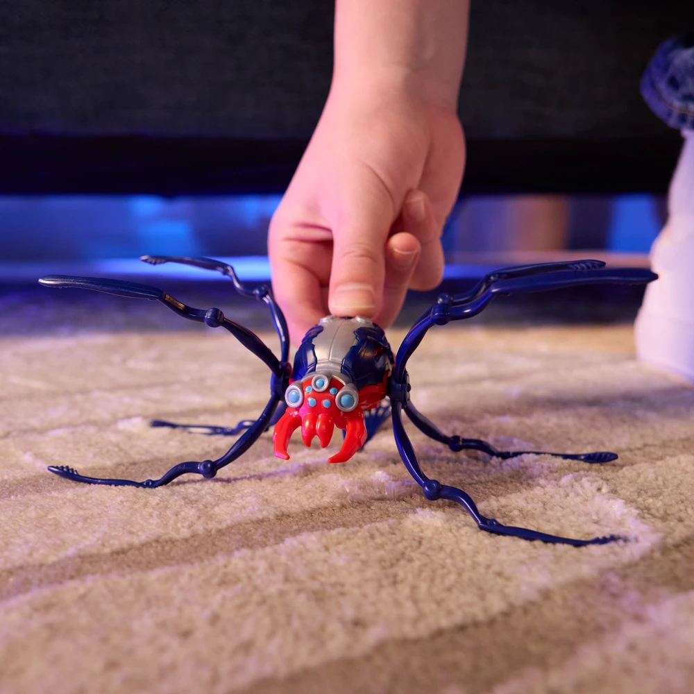 Figūrėlė Skitter Bot Hex Bots Robotinis mėlynas voras