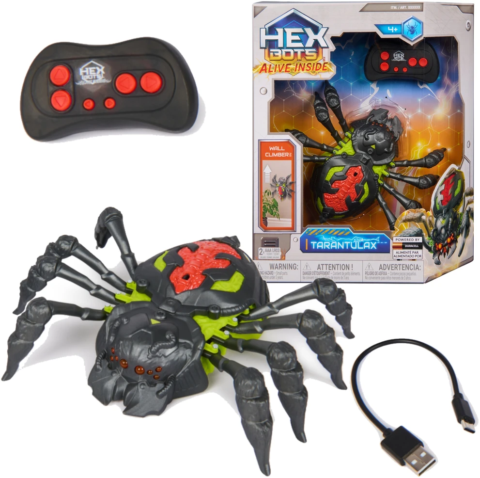 HEX BOTS Interaktyvus sienomis laipiojantis voras