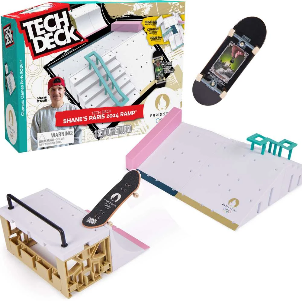 Rampa Skatepark Shane's Paris 2024 Xconnect Fingerboard + Riedlentė