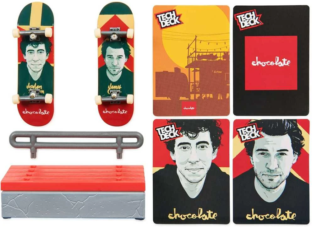 Fingerboard Rinkinys Riedlentė Z Przeszkodą 2pak Chocolate Grind Tech Deck