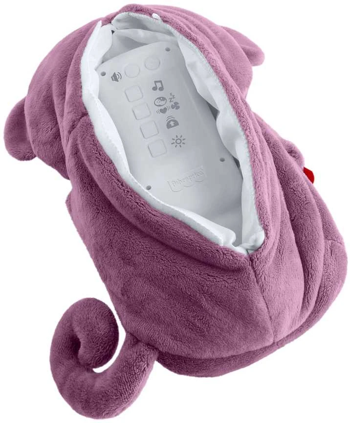 Mattel Violetinė mieganti beždžionėlė - pliušinis žaislas su garsais ir melodijomis