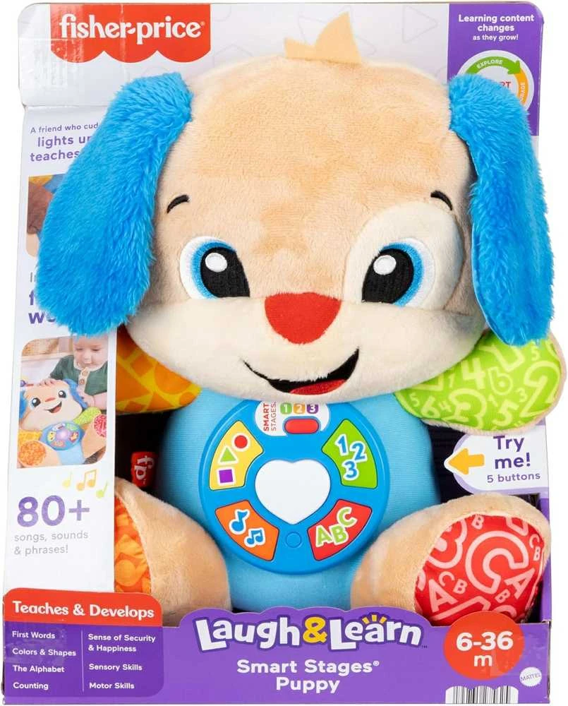 Fisher Price Interaktyvus talismanas šuniukas moksleivis (lenk./angl./cz/sl./hu)