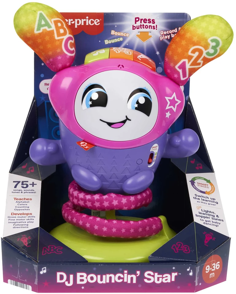 Mattel Interaktyvus Fisher Price šokantis DJ žaislas