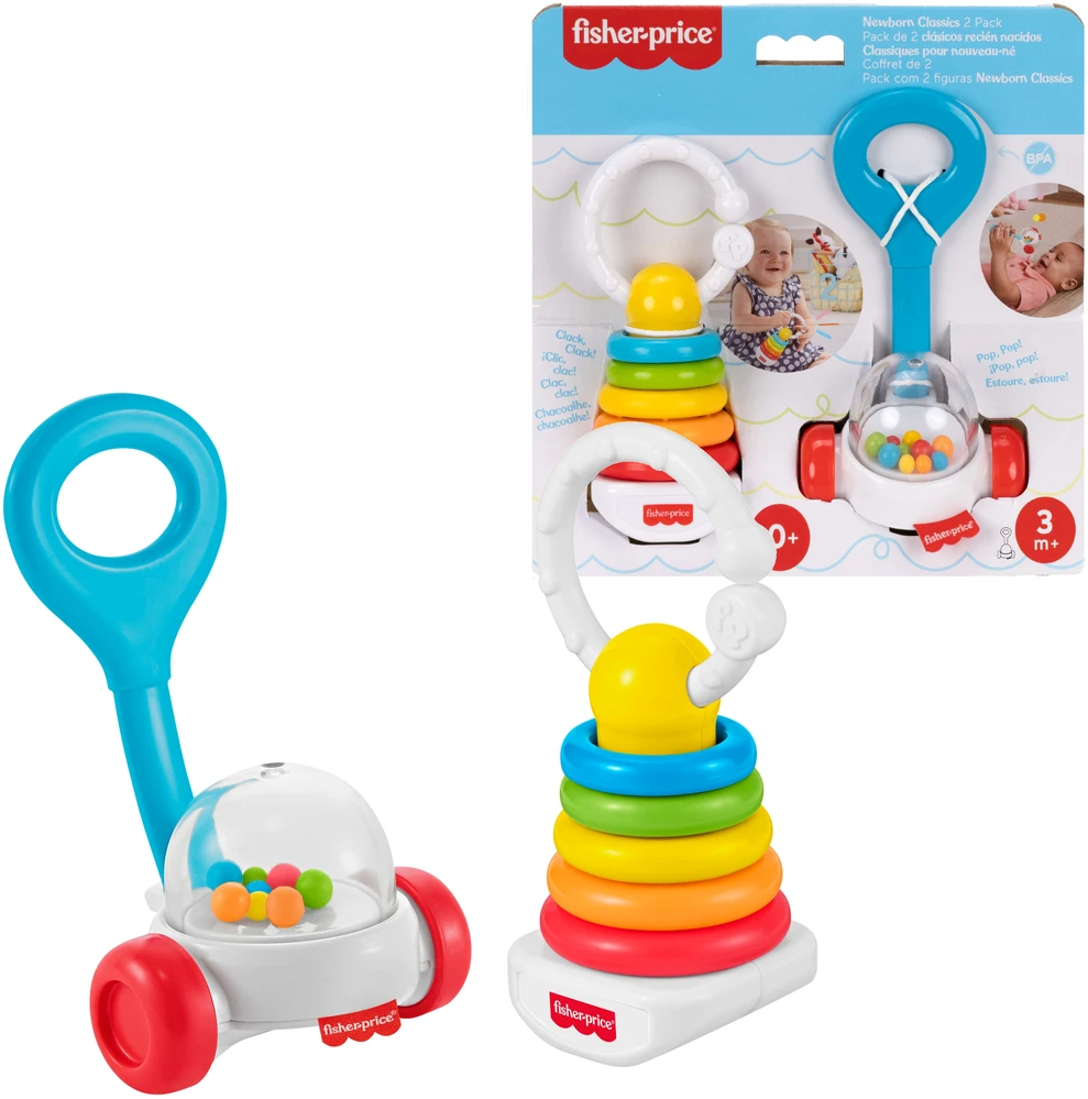 Mattel FP barškutis ir kramtukas, 2 vnt. pakuotėje JKP54
