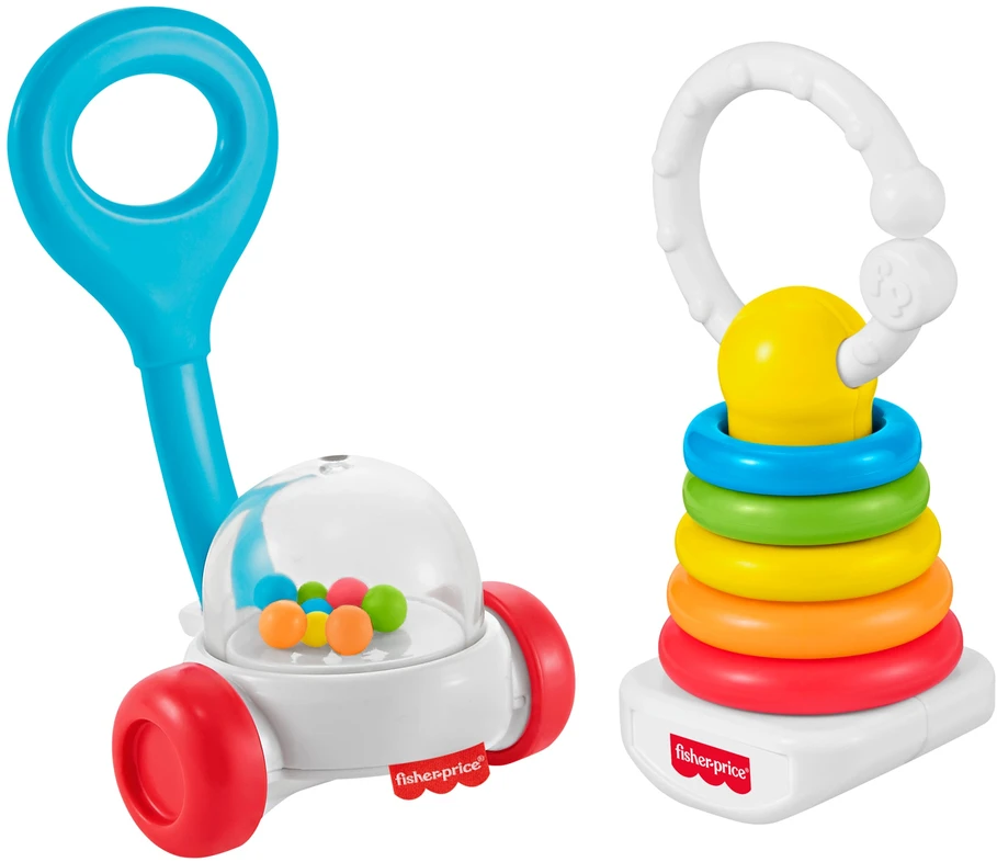 Mattel FP barškutis ir kramtukas, 2 vnt. pakuotėje JKP54