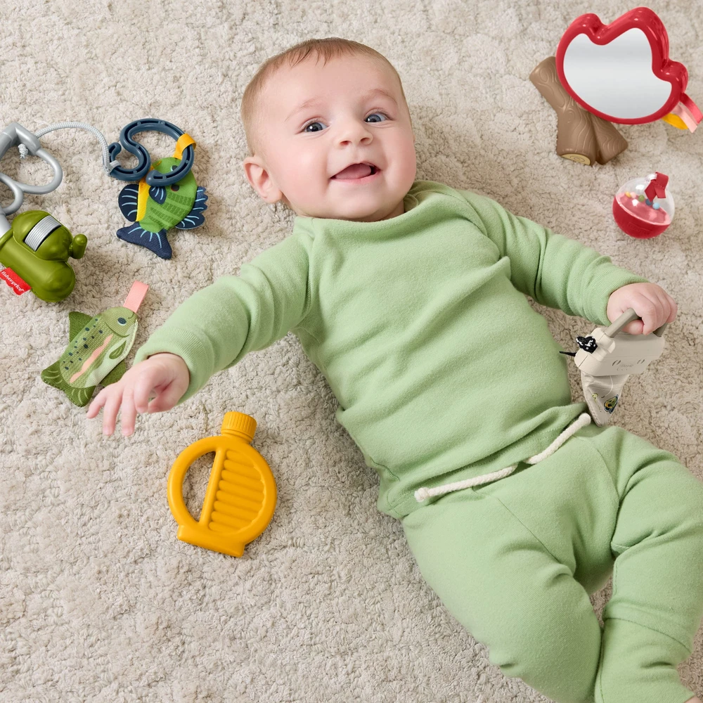 Fisher Price žaislų rinkinys kūdikiams Biwak Malucha 7 elementai
