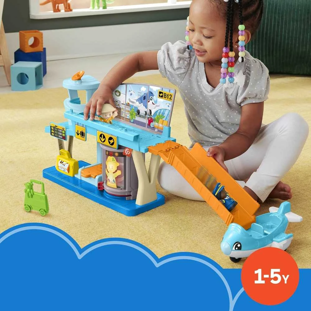 „Fisher-Price“ mažylių žaidimų rinkinys „Kasdieniai nuotykiai“ oro uoste (HTJ26)