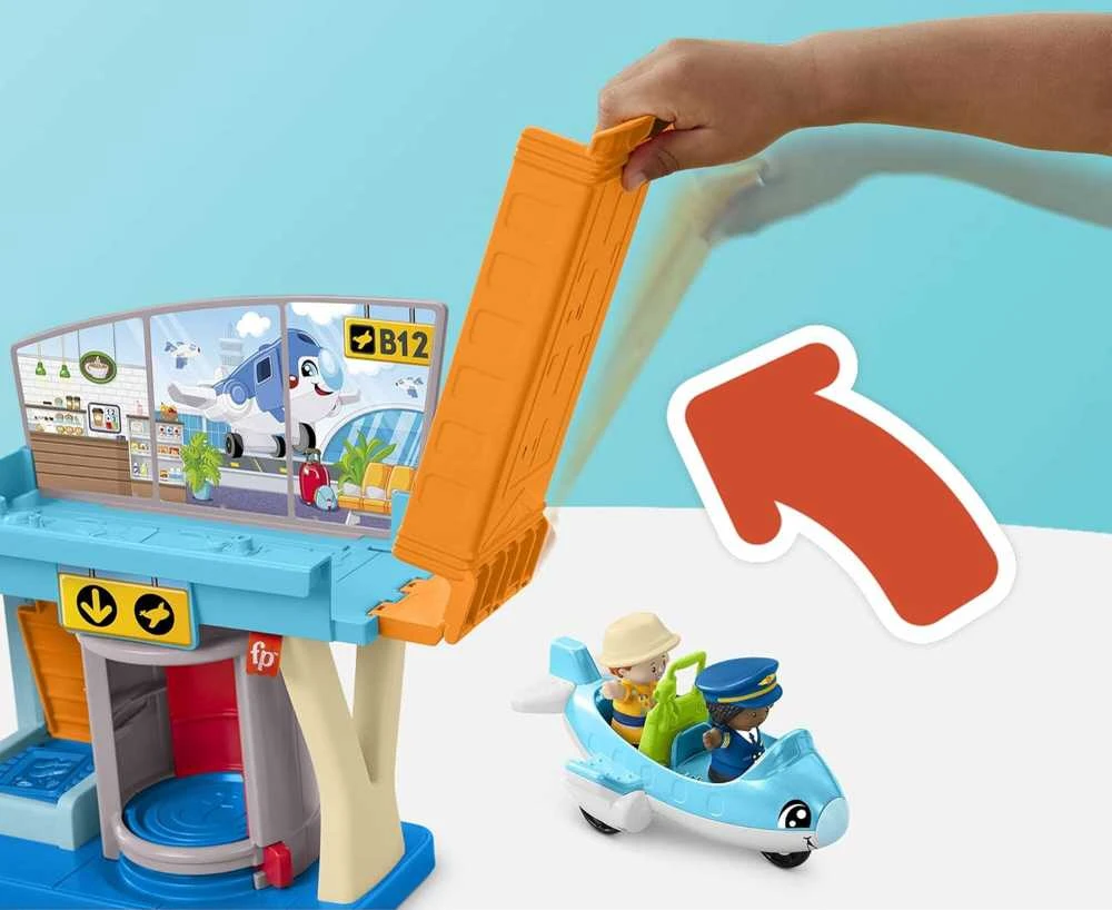 „Fisher-Price“ mažylių žaidimų rinkinys „Kasdieniai nuotykiai“ oro uoste (HTJ26)