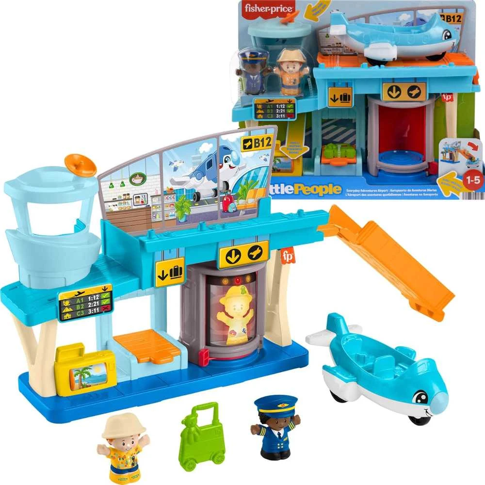 „Fisher-Price“ mažylių žaidimų rinkinys „Kasdieniai nuotykiai“ oro uoste (HTJ26)