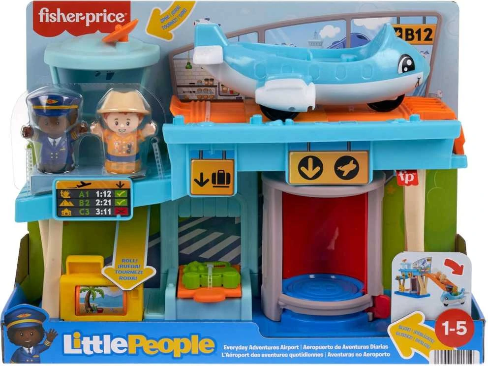 „Fisher-Price“ mažylių žaidimų rinkinys „Kasdieniai nuotykiai“ oro uoste (HTJ26)