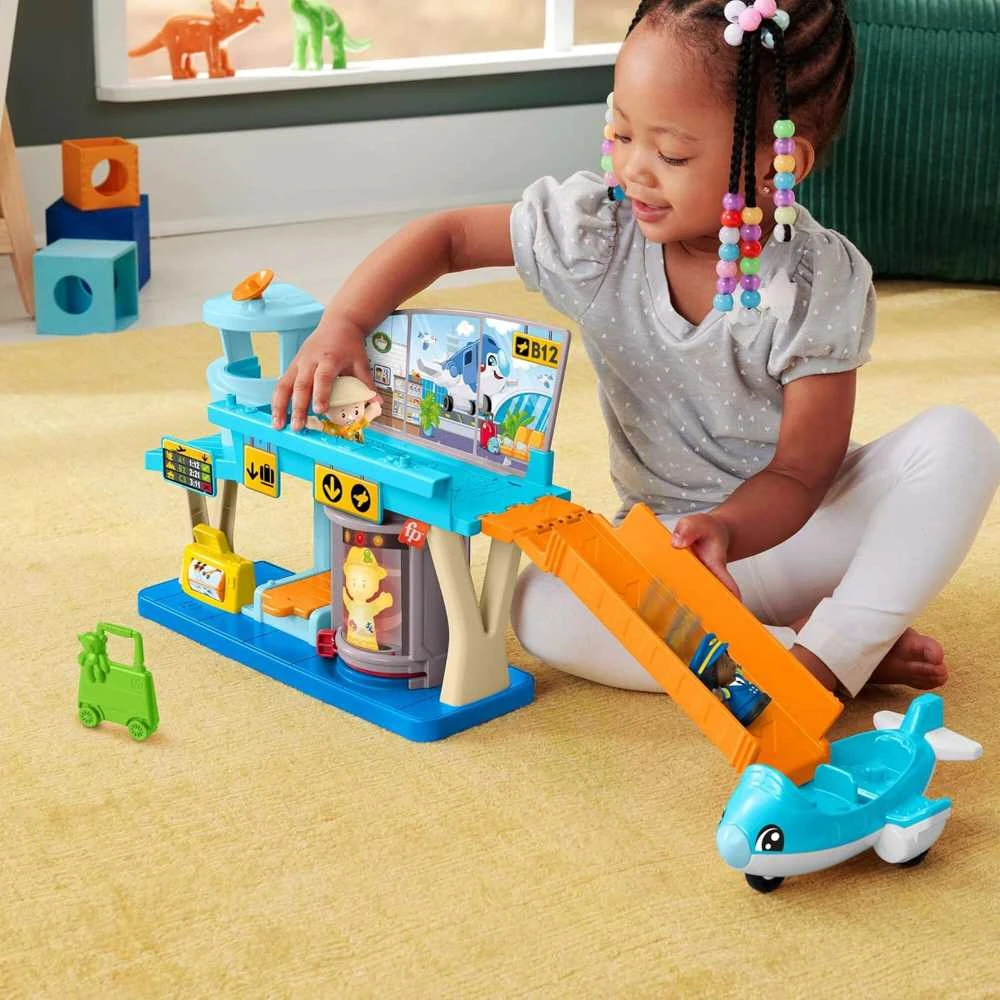 „Fisher-Price“ mažylių žaidimų rinkinys „Kasdieniai nuotykiai“ oro uoste (HTJ26)