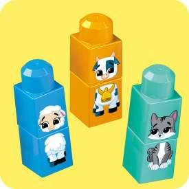 Mattel MEGA BLOKS konstruktorius – traktorius su gyvūnėliais (JKG33)