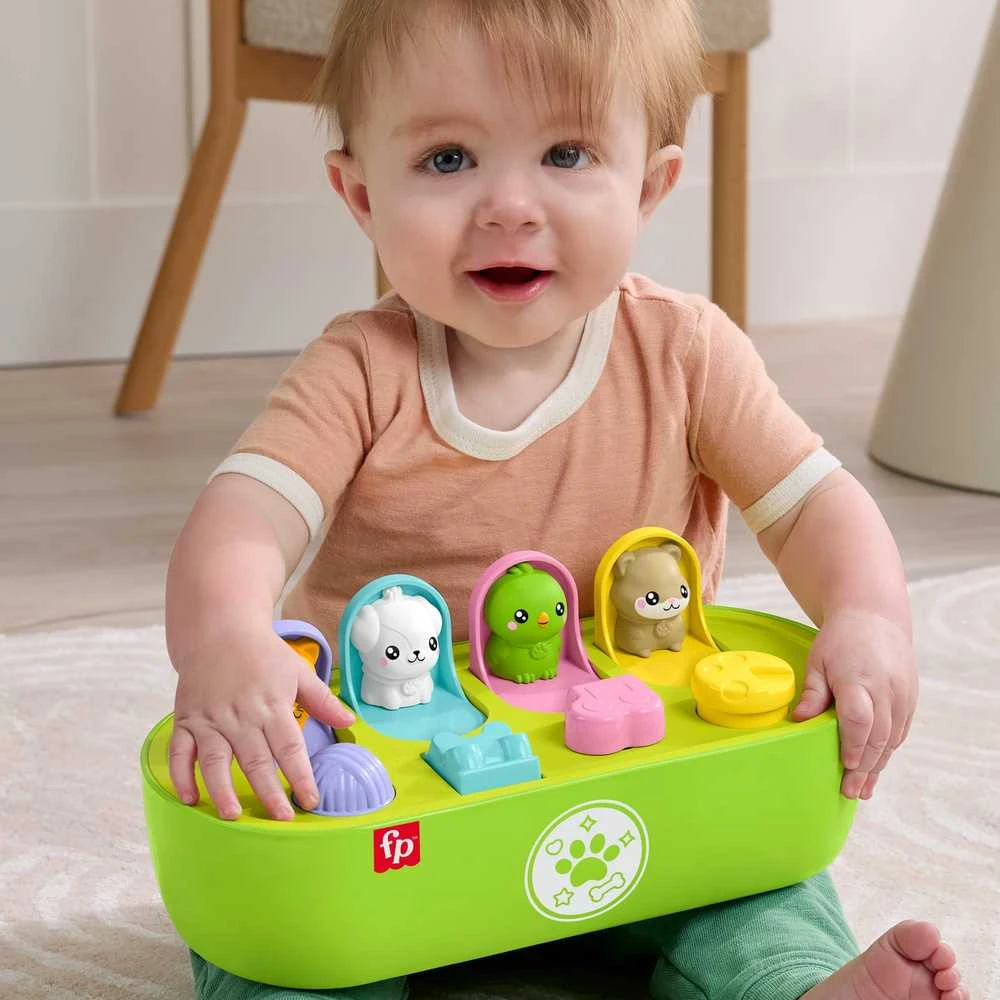 Mattel FISHER-PRICE iššokančių gyvūnėlių žaidimas (JDL66)