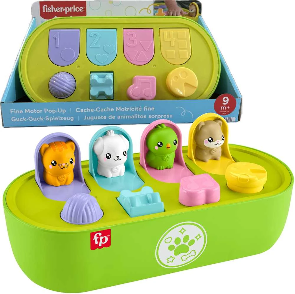 Mattel FISHER-PRICE iššokančių gyvūnėlių žaidimas (JDL66)