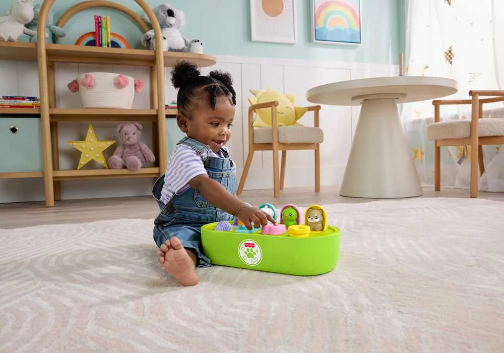 Mattel FISHER-PRICE iššokančių gyvūnėlių žaidimas (JDL66)
