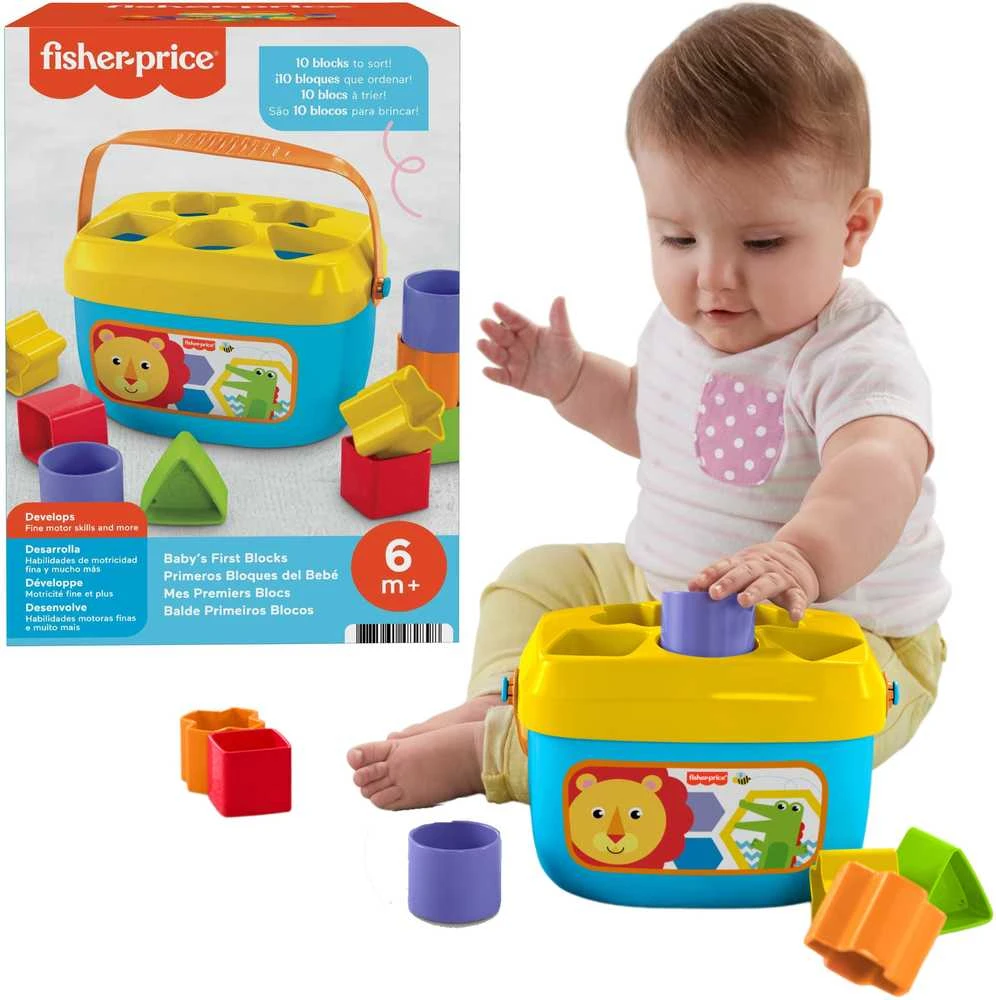 Mattel Pirmosios kūdikio kaladėlės 2