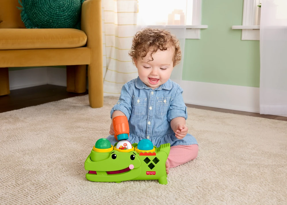 Vaikštynė su krokodilo figūra Fisher-Price