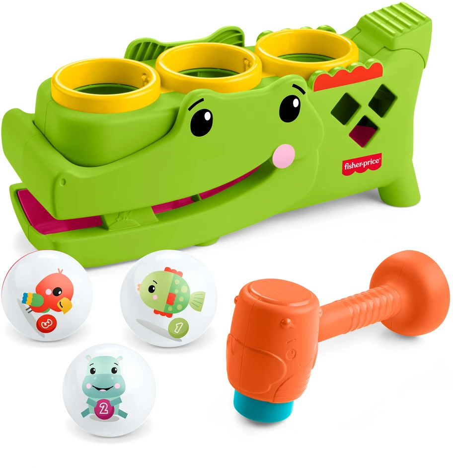 Vaikštynė su krokodilo figūra Fisher-Price