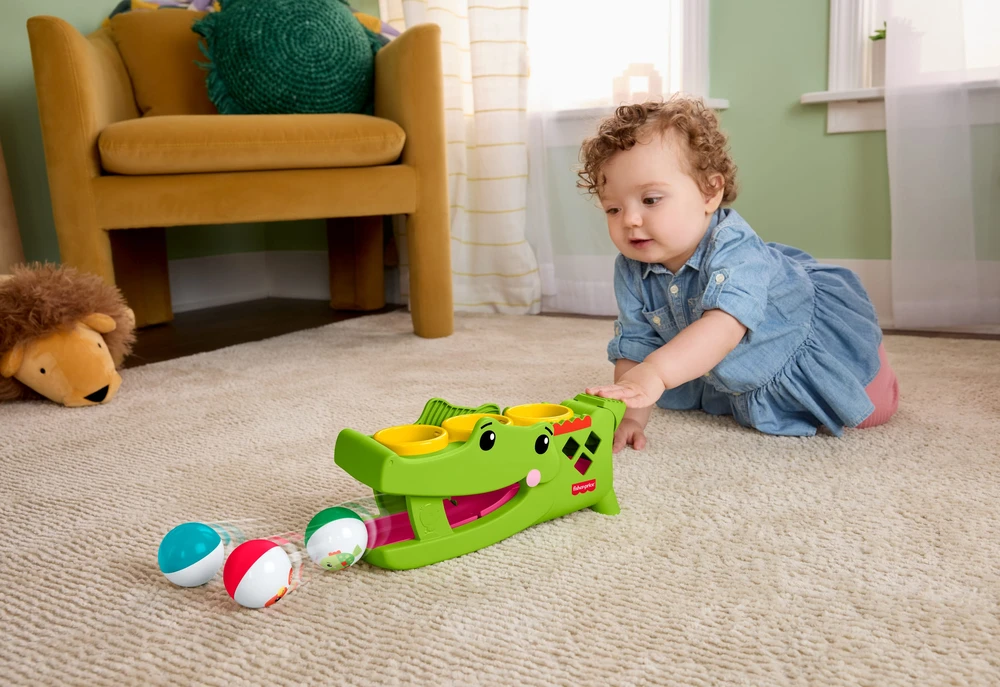 Vaikštynė su krokodilo figūra Fisher-Price