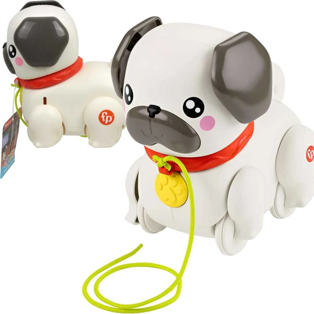 Fisher Price Mattel FP šuniukas Mopsas