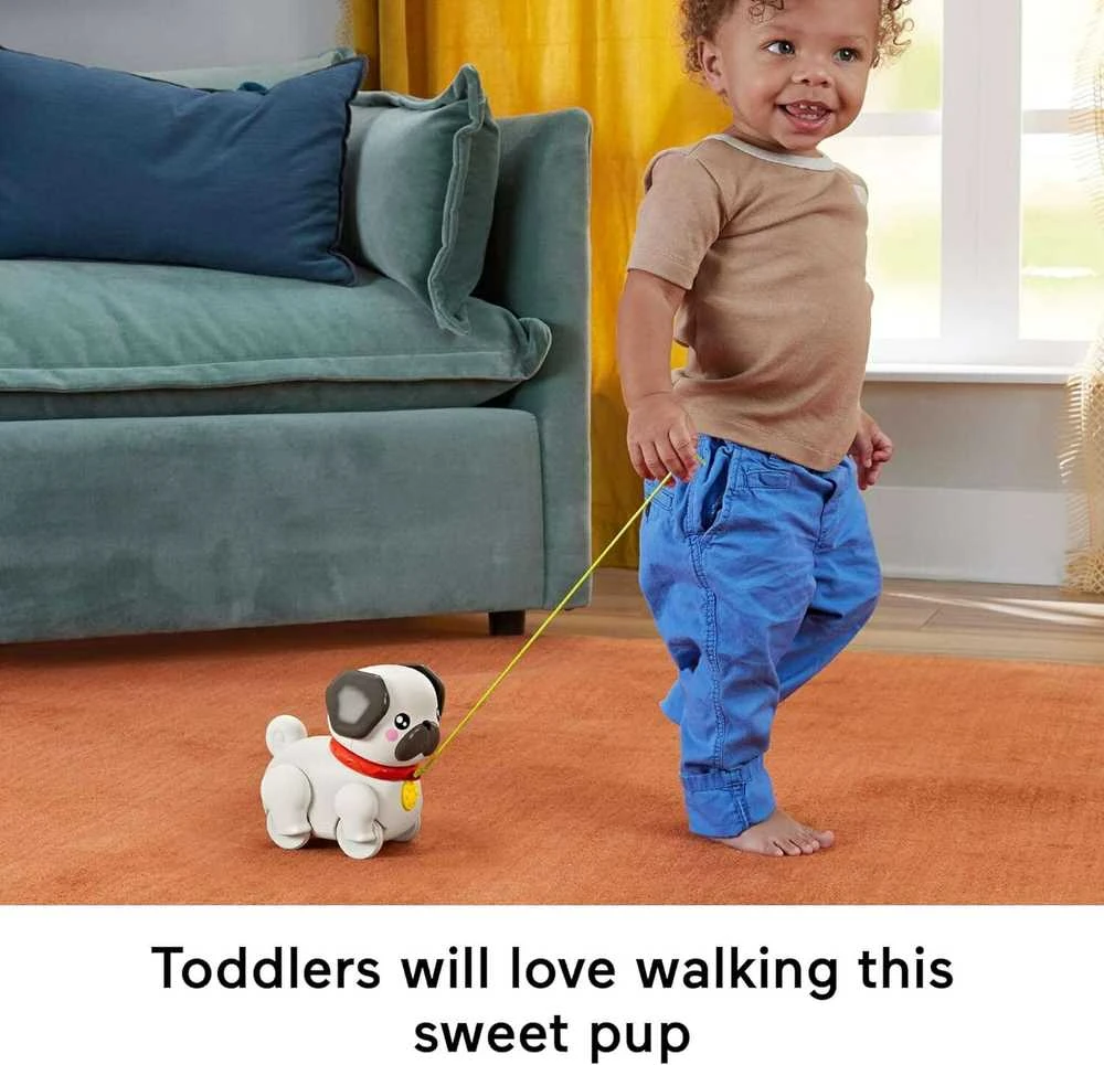 Fisher Price Mattel FP šuniukas Mopsas