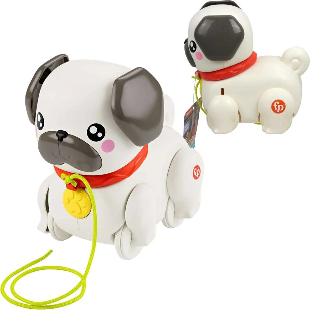 Fisher Price Mattel FP šuniukas Mopsas