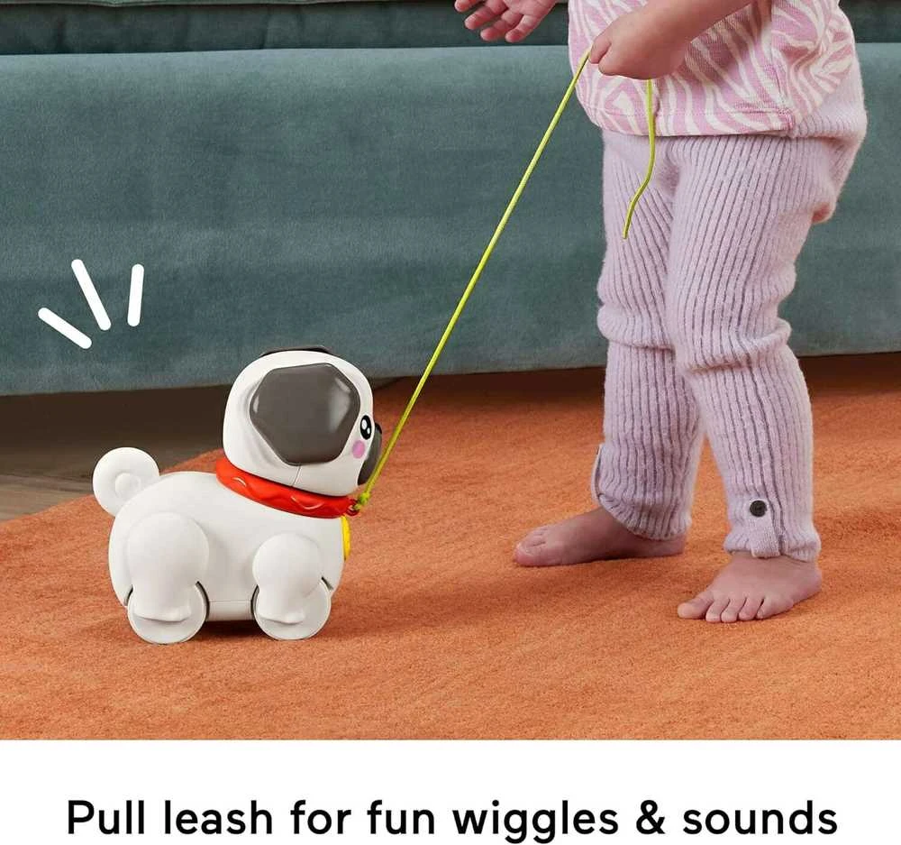 Fisher Price Mattel FP šuniukas Mopsas
