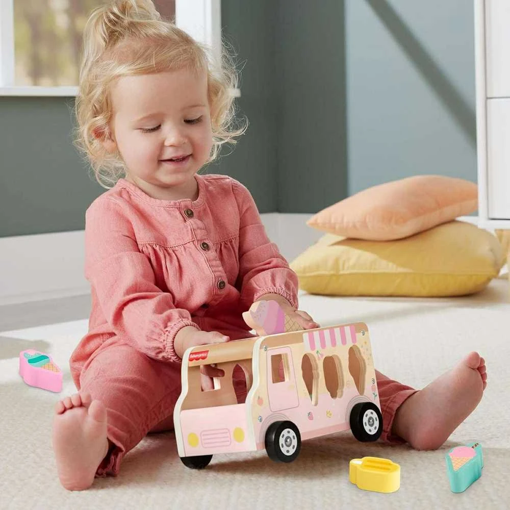 Mattel „Fisher Price“ medinis ledų formų rūšiuoklis