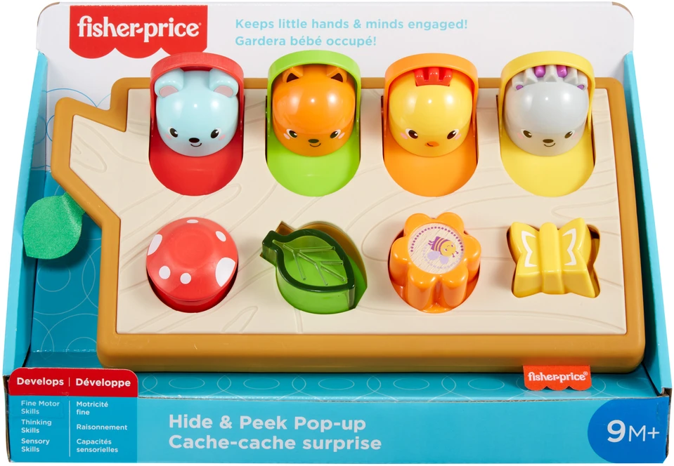 Fisher Price Wyskakujące zwierzątka Zabawka zręcznościowa kūdikiams