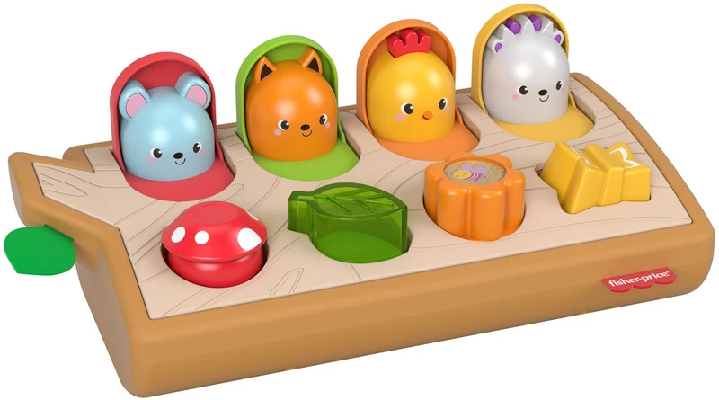 Fisher Price Wyskakujące zwierzątka Zabawka zręcznościowa kūdikiams