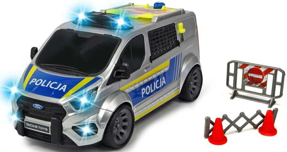 Policijos automobilis Dickie SOS_N Policijos „Ford Transit“ 28 cm