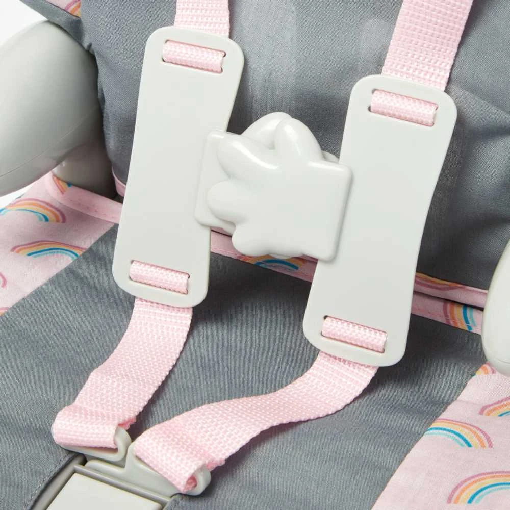 Casdon Baby Huggles Automobilinė kėdutė lėlei, pilkos spalvos