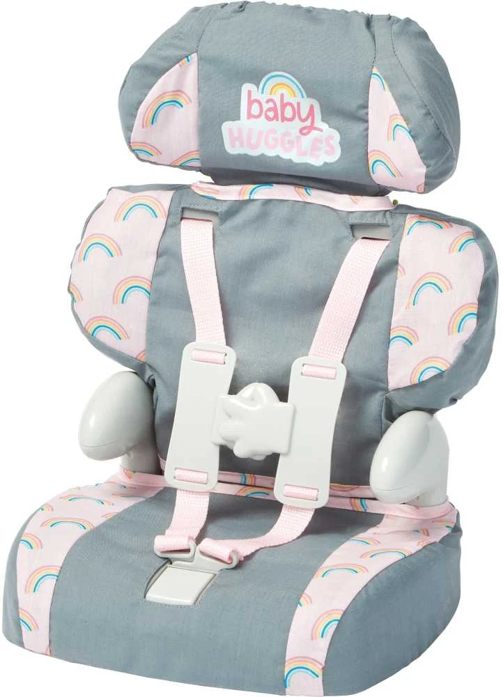 Casdon Baby Huggles Automobilinė kėdutė lėlei, pilkos spalvos