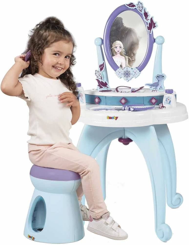 Smoby Frozen kosmetinis staliukas 2in1