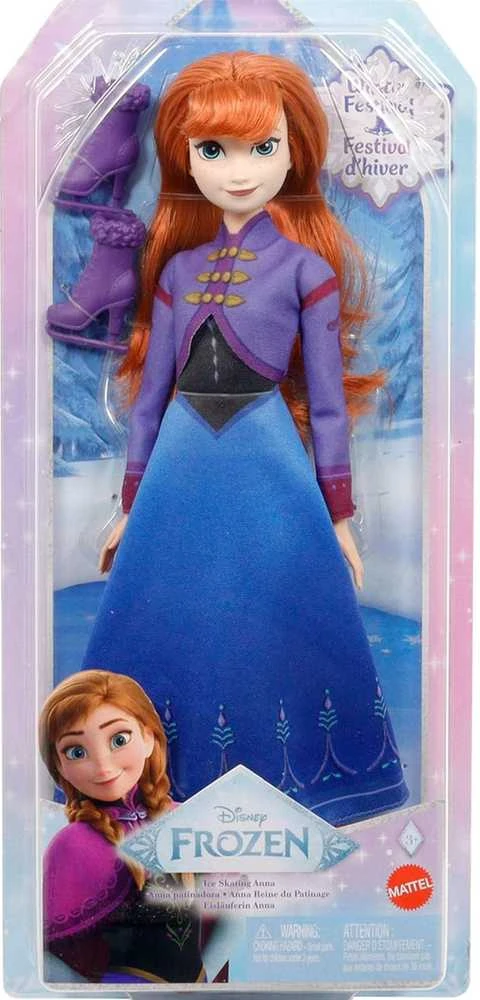 Mattel DISNEY FROZEN ledo čiuožėja Ana (JBG54)